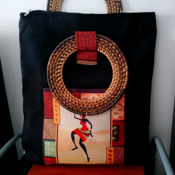 No Brand Handbags - 1PC Beautiful Afrocentric Deluxe Tote Bag